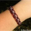 Bracelet zig zag quartz rose